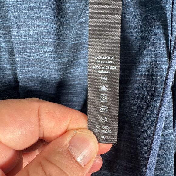 Lululemon Athletic Shorts Mens Medium 30x9 Blue Heather Lightweight Unlined - Picture 7 of 13